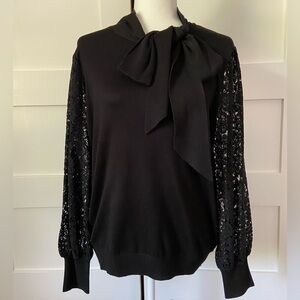 ⭐️ Black Lace Sleeve Sweater ⭐️